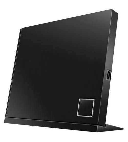 Gravador ASUS Externo Slim de CD/DVD/ Blu-Ray e Leitor de CD/DVD/Blu-Ray